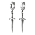 Stainless Steel Sword Drop Earrings | PENVOR CLARKKE