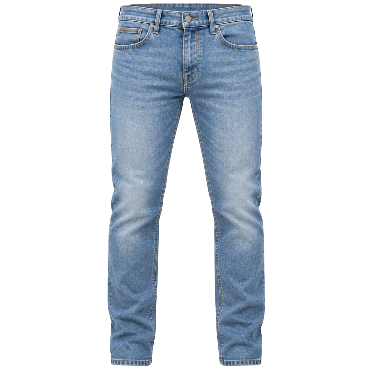 Light Wash Tailored-Fit Denim Jeans | PENVOR CLARKKE