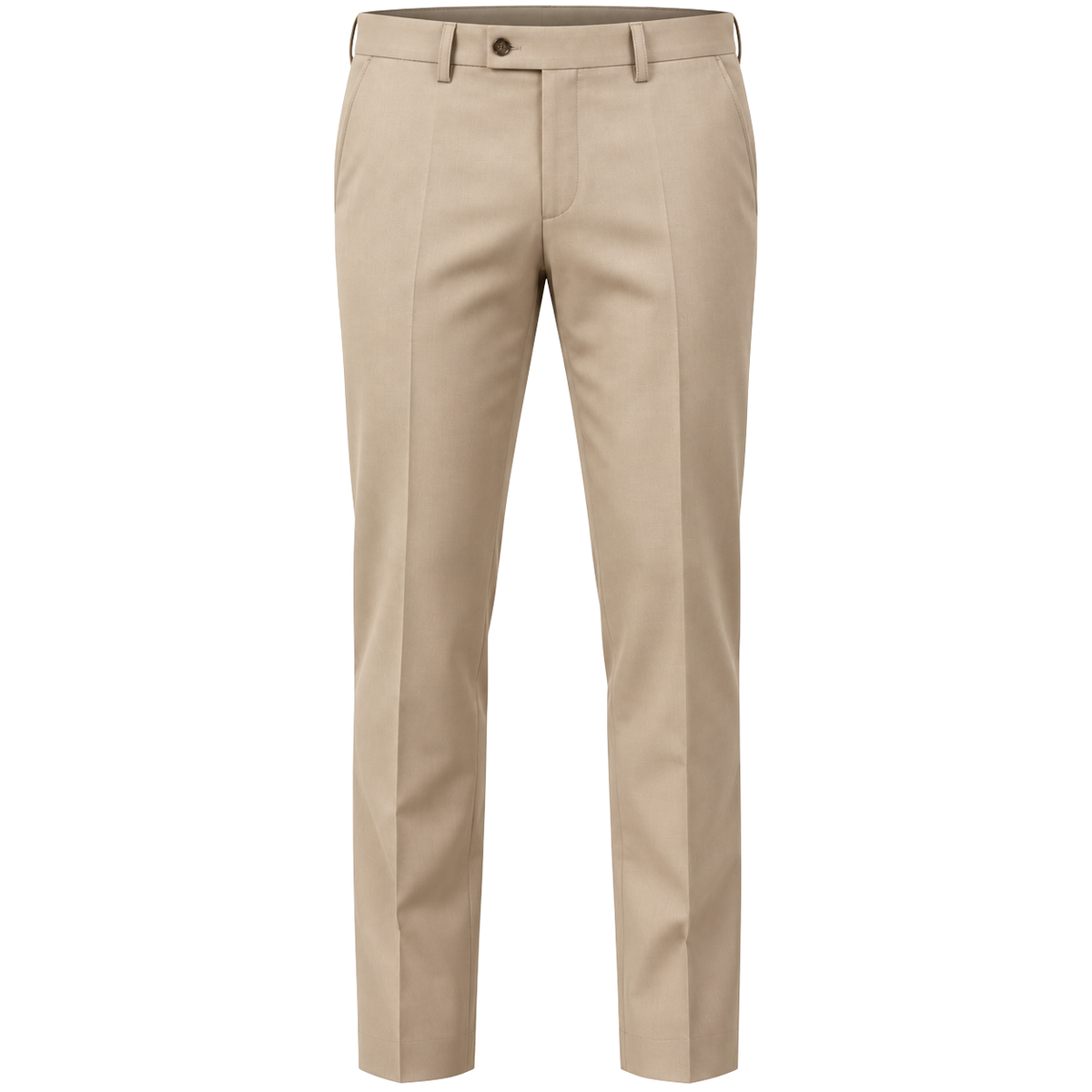 Beige Tailored Formal Trousers | PENVOR CLARKKE